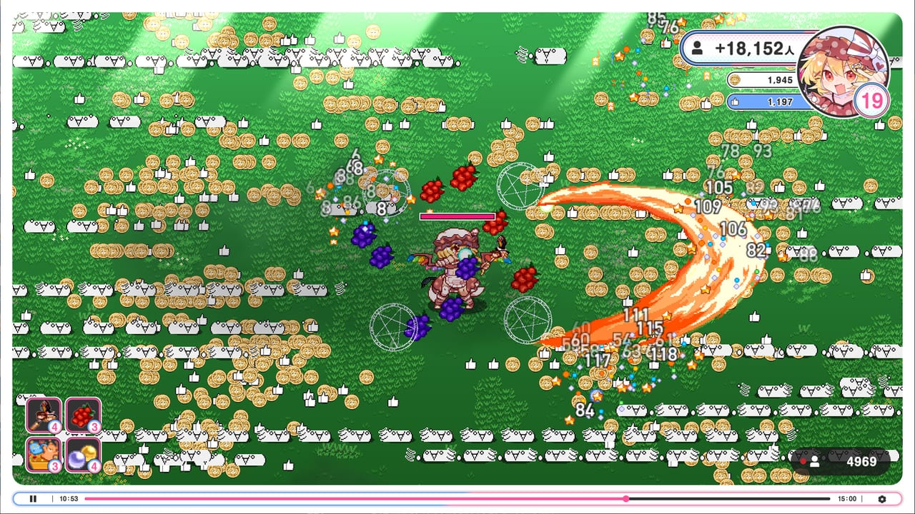 Flandre Scarlet streaming from the Scarlet Devil Mansion
