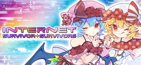 Internet Survivor Survivors Steam key art: Flandre Scarlet on a late-night stream
